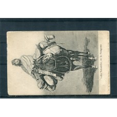 INDIO TEHUELCHE DE LA PATAGONIA CHILE ANTIGUA TARJETA POSTAL ABORIGENES